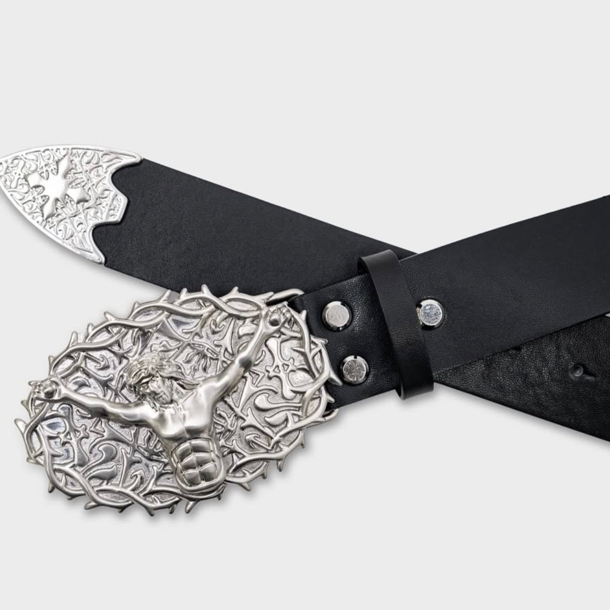 Chris Crown Lambskin Belt - WE ARE RIGHTEOUS